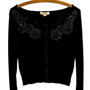 Boutique XXI Beaded Cardigan Size M